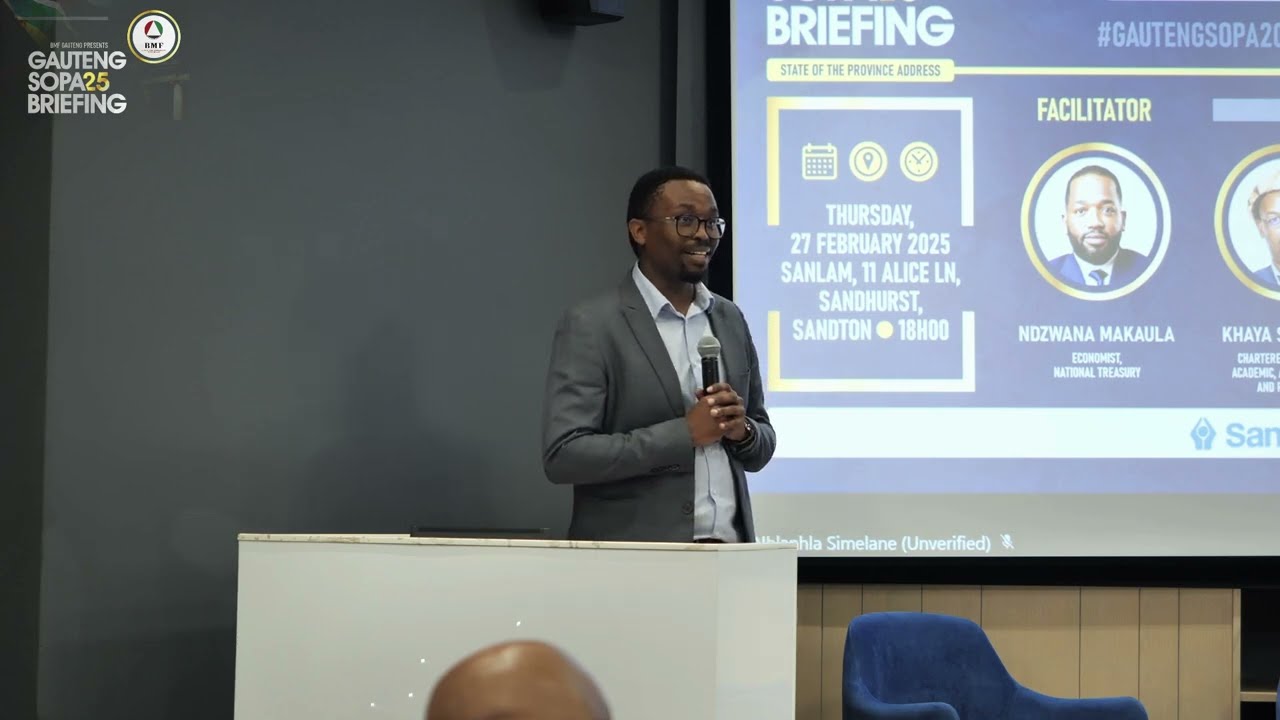 BMF Gauteng SOPA 2025