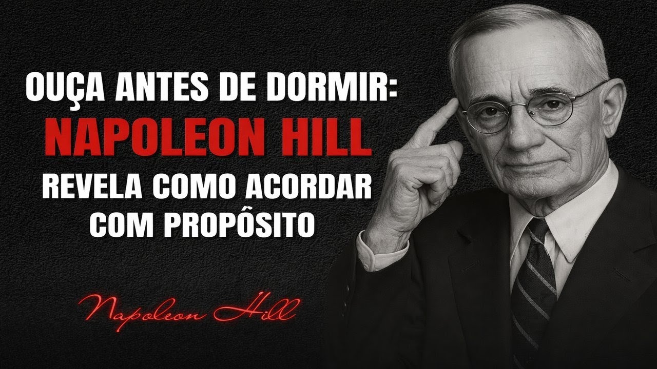 Ouça Antes de Dormir: Napoleon Hill Revela Como Acordar com Propósito