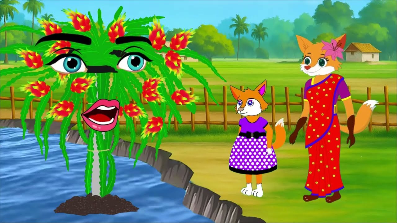 পুকুরে ড্রাগন ফল | Bangla cartoon | Cartoon video |Siyaler cartoon |Rupkothar golpo |Cartoon