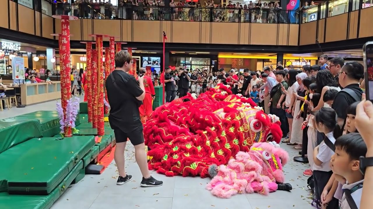 Lion & dragon dance @ SingPost Centre 20/02/2026