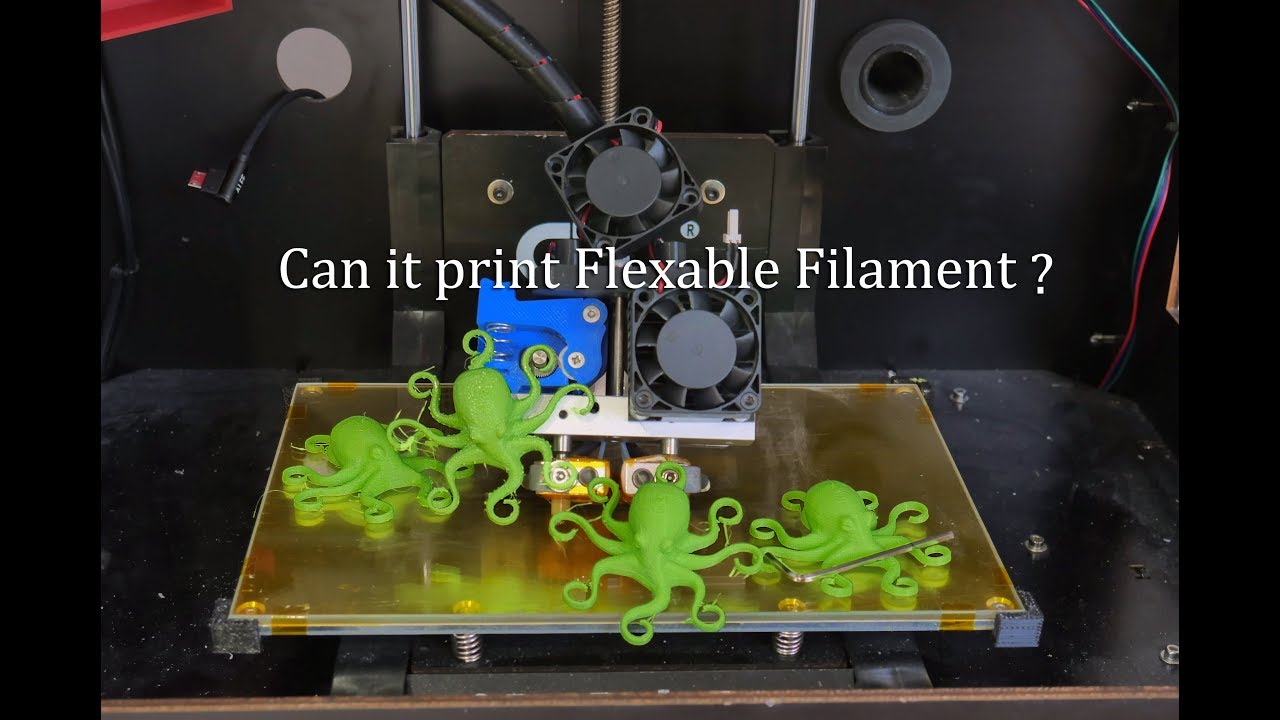 CTC 3D Printer Flexible Filament Test