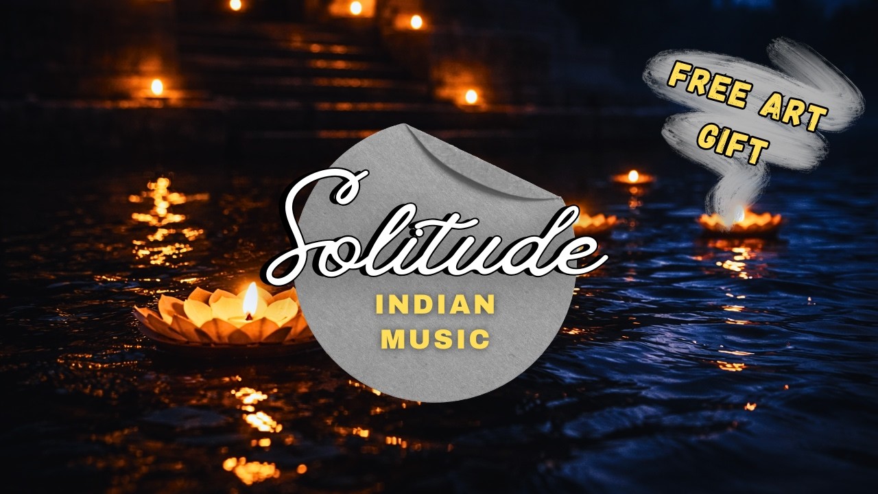 Indian Night — Deep Inner Peace & Traditional Sitar for Sleep & Art Therapy 🌙 + Free PDF
