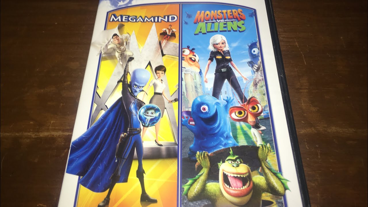 Double Feature From , Mega Mind & Monsters Vs Aliens on Dvd