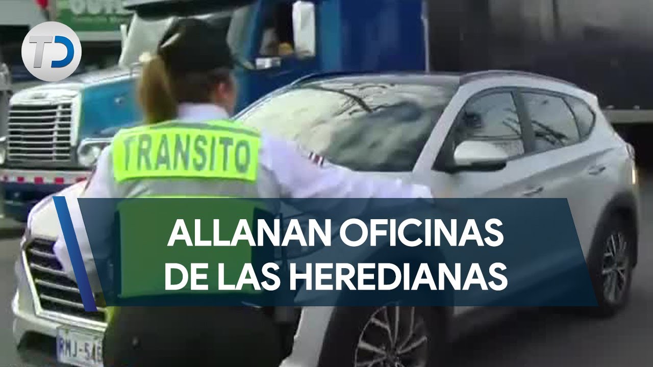 Allanan oficinas de las Heredianas