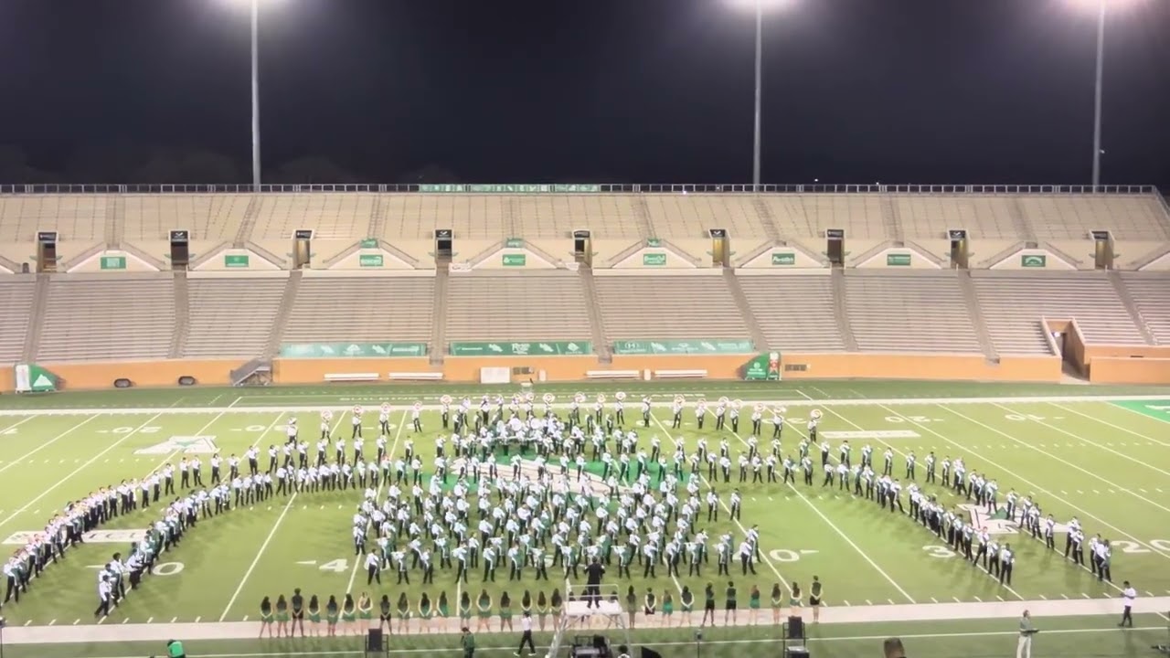 UNT Green Brigade Marching Band- Stand Tunes. Community Day 2025