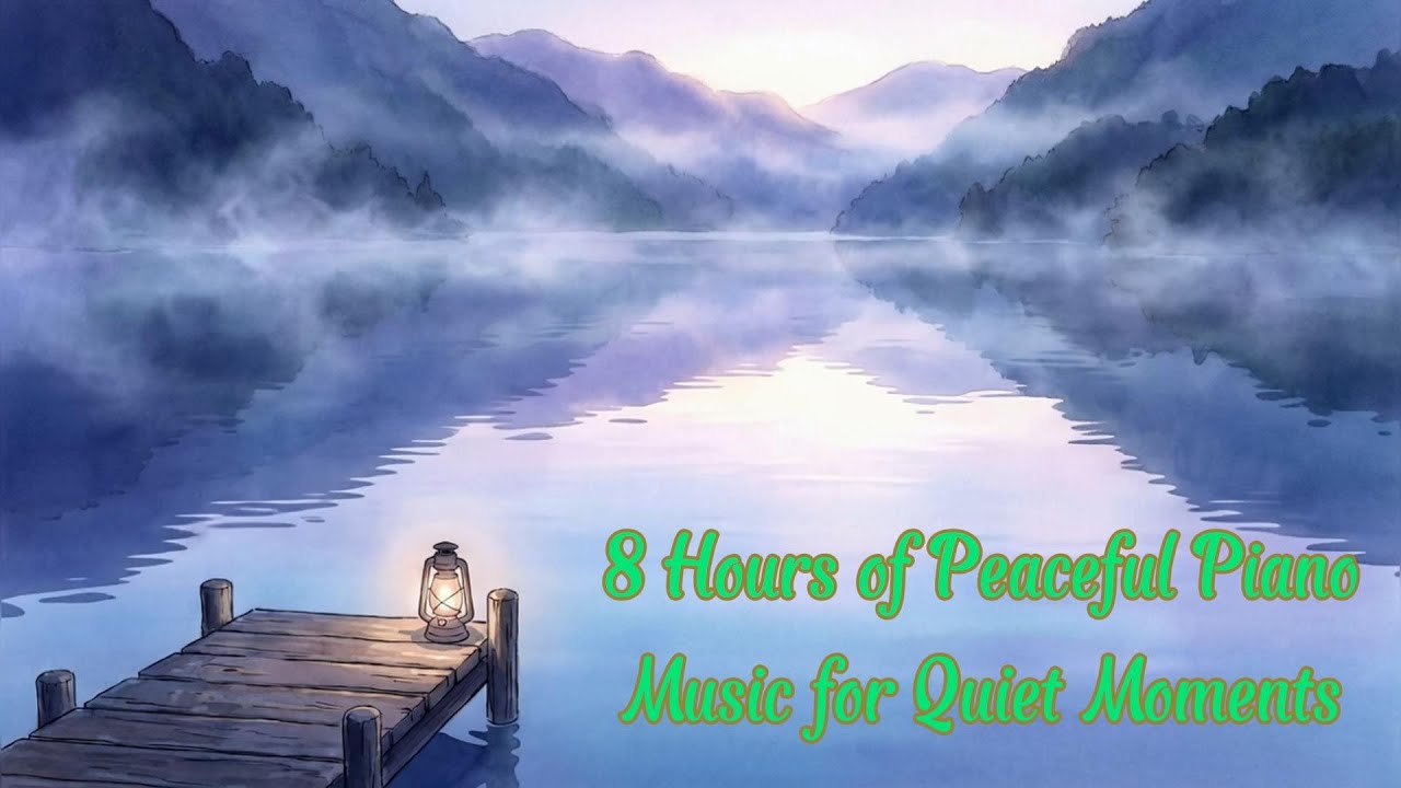Music for Quiet Moments 🍃 Gentle Piano for Sleep 🌙 Release Anxiety & Overthinking, Lazy cafe break