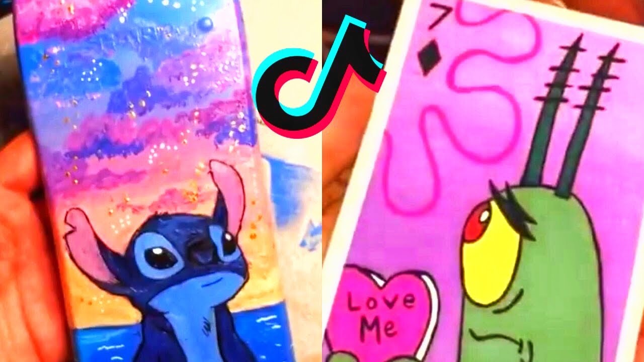 People Painting Things on TikTok for 10 Minutes Straight Part 26 | Tik Tok Art