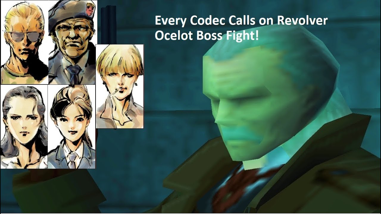 Metal Gear Solid Integral: каждый кодек призывает к битве с боссом Оцелотом в Revolver