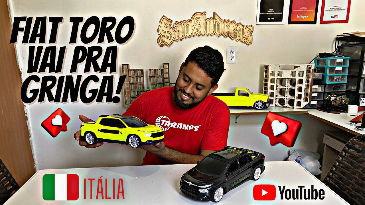 Mini Fiat toro vai pra gringa😦 🇮🇹🍕
