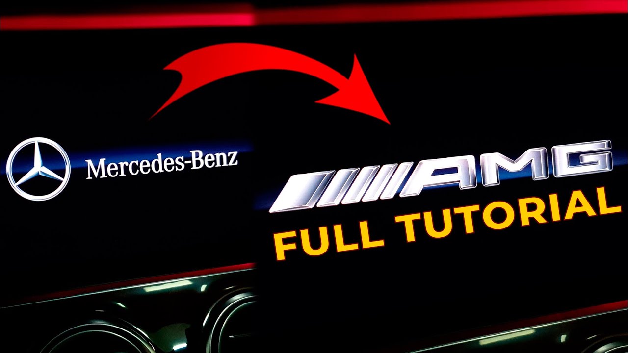 Hidden Function Mercedes HOW TO Replace the COMAND Logo at the START with AMG / AMG Logo Activation