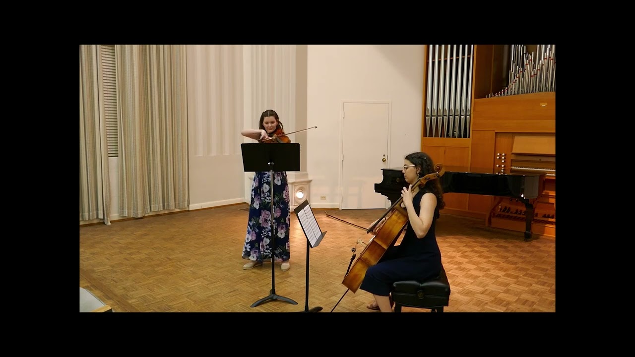 Rebecca Clarke: Two Pieces for Viola and Cello, II. Grotesque | Senior Recital