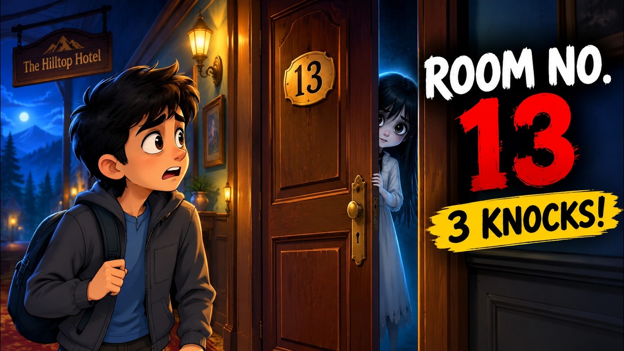 &ldquo;DON&rsquo;T OPEN THE DOOR!&rdquo; 😱 Then Came 3 Knocks | ROOM NO. 13 | Horror Story
