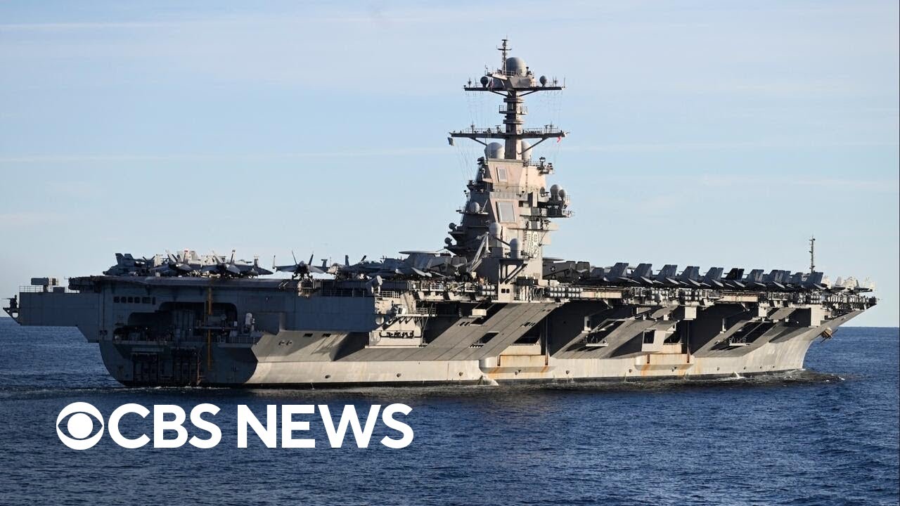 Pentagon sends world&rsquo;s largest aircraft carrier to Caribbean after strikes