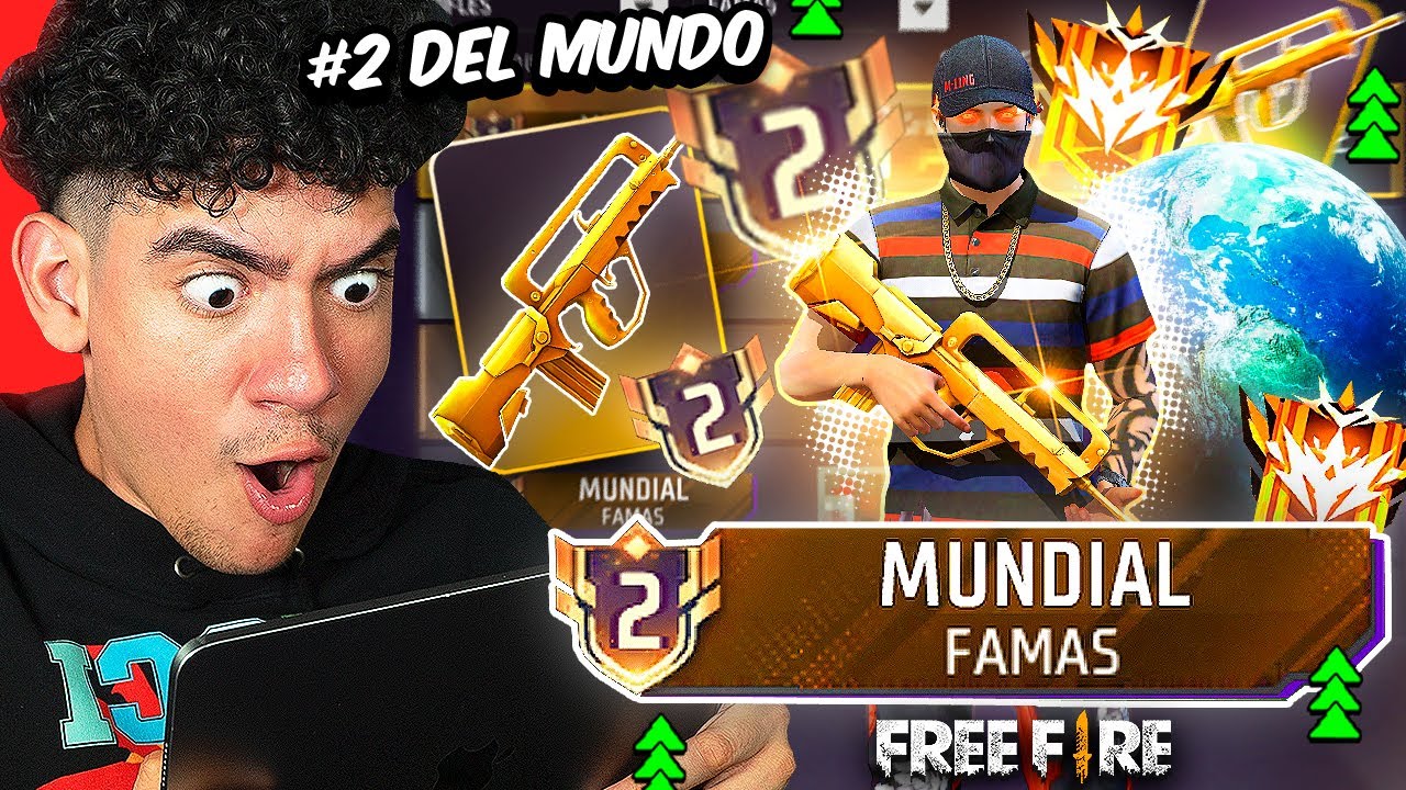 SERE EL TOP 1 DEL MUNDO CON LA FAMAS EN FREE FIRE POR PRIMERA VEZ !! | TheDonato
