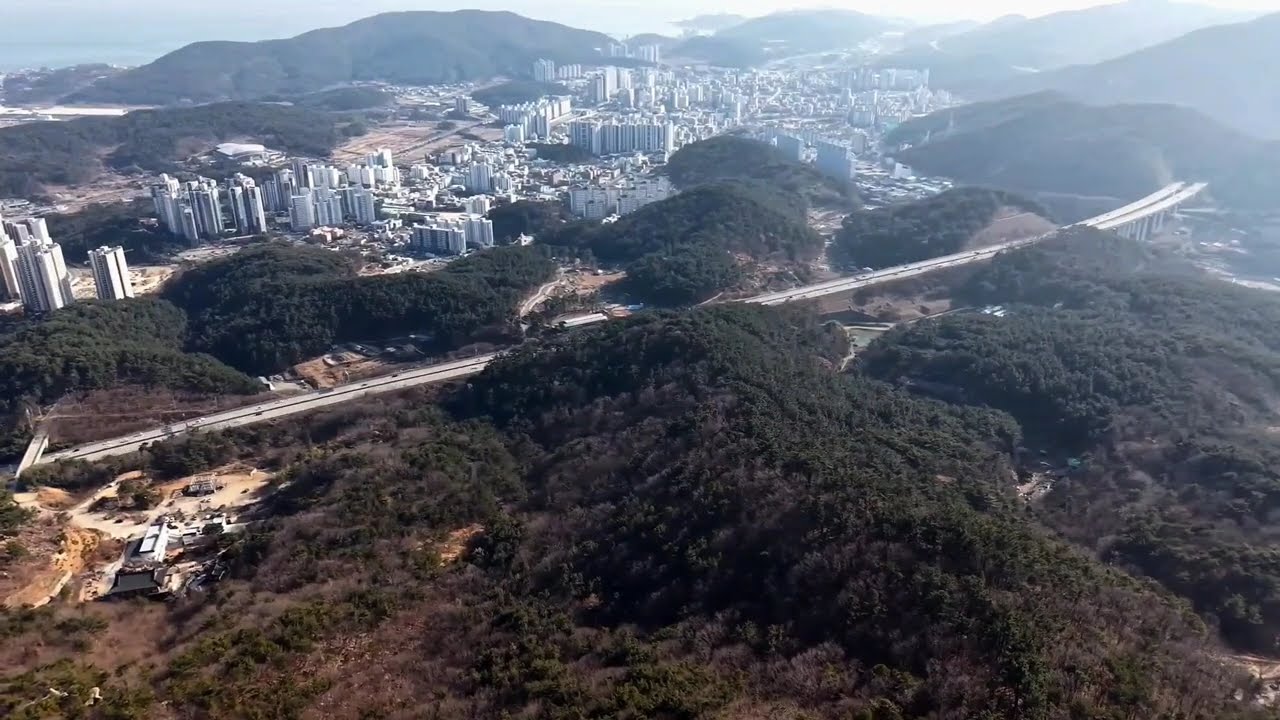 기장에서 전망이 좋은 산 일광산(日光山)(383m)  음악은 주페의 경기병 서곡