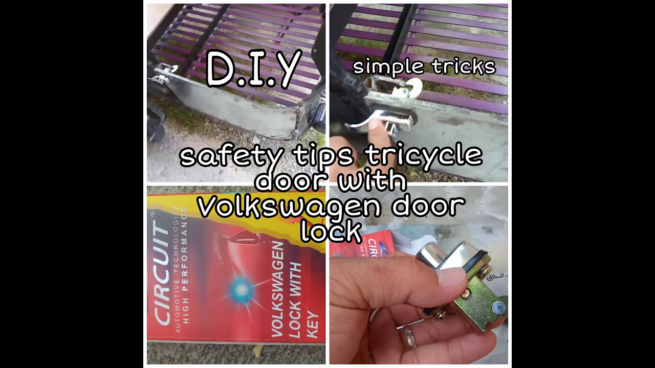 Volkswagen door lock on sidecar simple tricks diy tips...