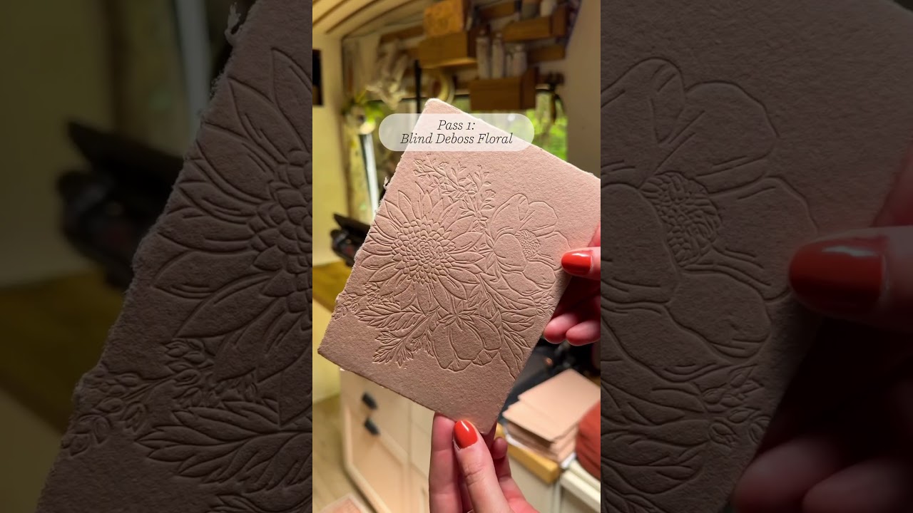 A labor of love 💌✨#invitation #letterpress #print #wedding #foilprint