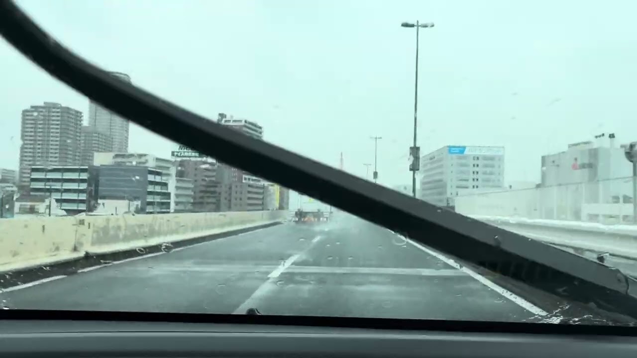 首都高速横羽線☔️／みなとみらい〜生麦JCT先、雨天☔️走行景色
