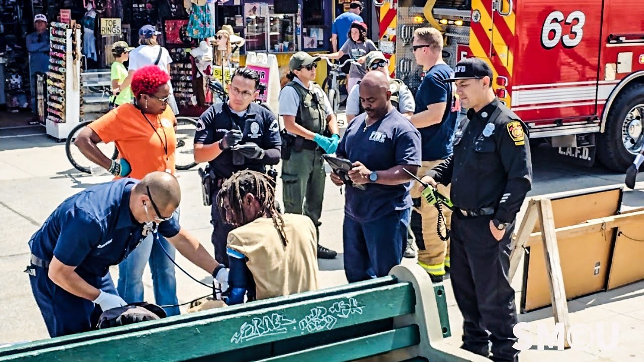 Venice Beach Boardwalk: Assaulted Homeless Man Hospitalized After Fight