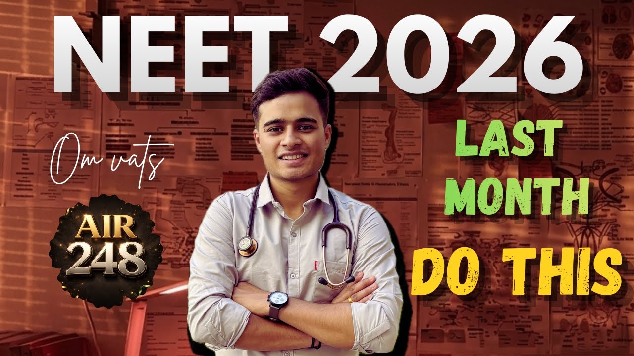 If NEET 2026 Is 1 month Away ⏳| Watch This First | Last month to Improve Your Score 🚀 #strategy 