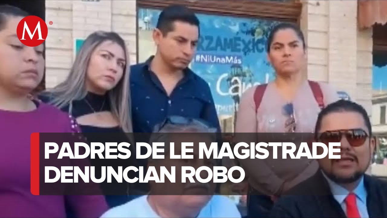 Detienen a dos por robo a casa de padres de le magistrade Ociel Baena, en Saltillo