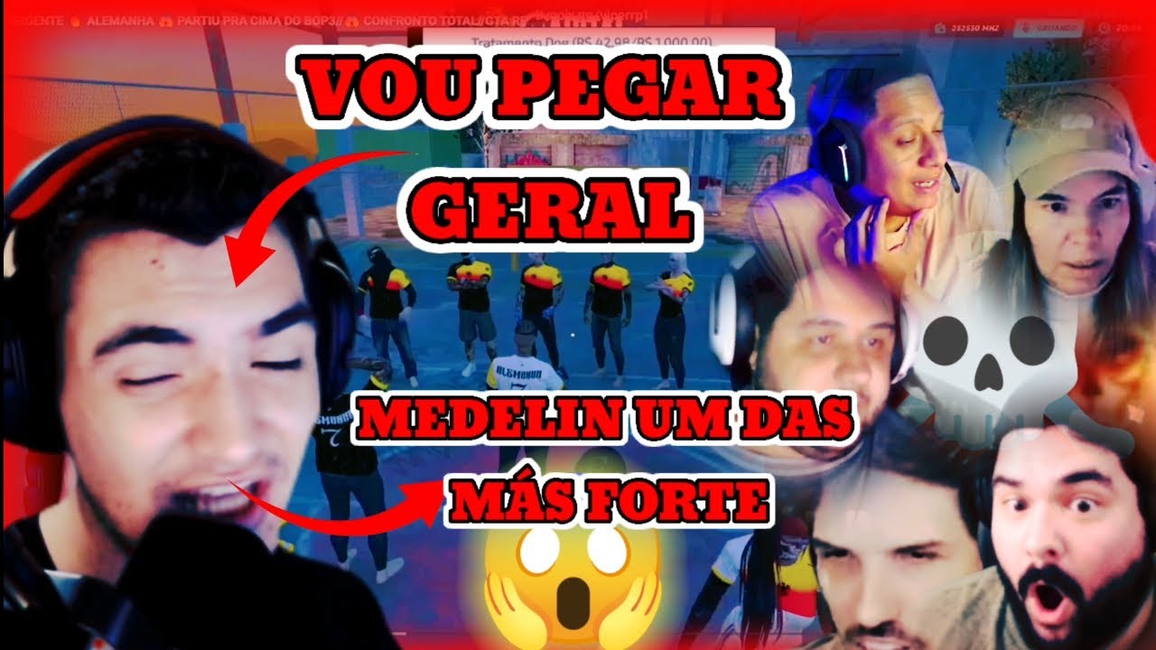 🔥CHARADA FALOU ISSO MESMO?😱 REAGINDO A TRET4 BOP3 E ALEMANH4 😱//GTA RP