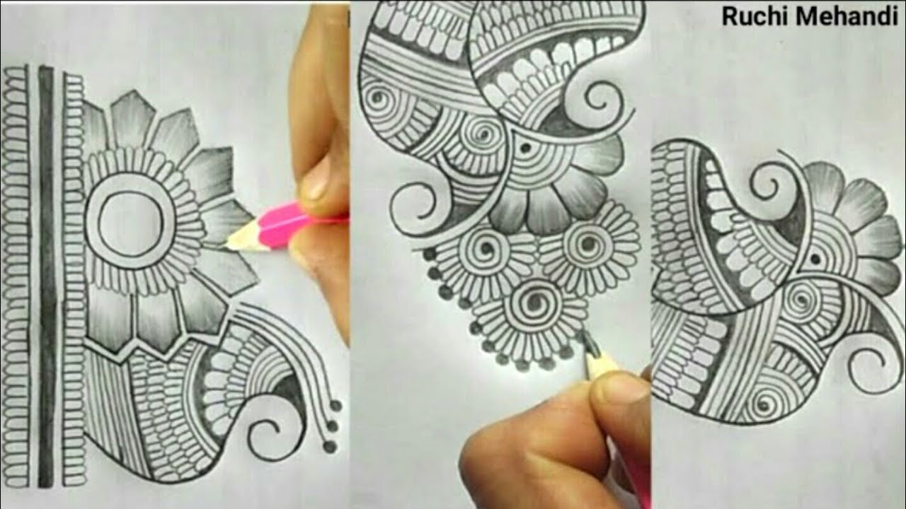 Simple Full Hand Mehandi Design For Beginners || Easy Arabic Mehandi Design || Ruchi Mehandi 2020