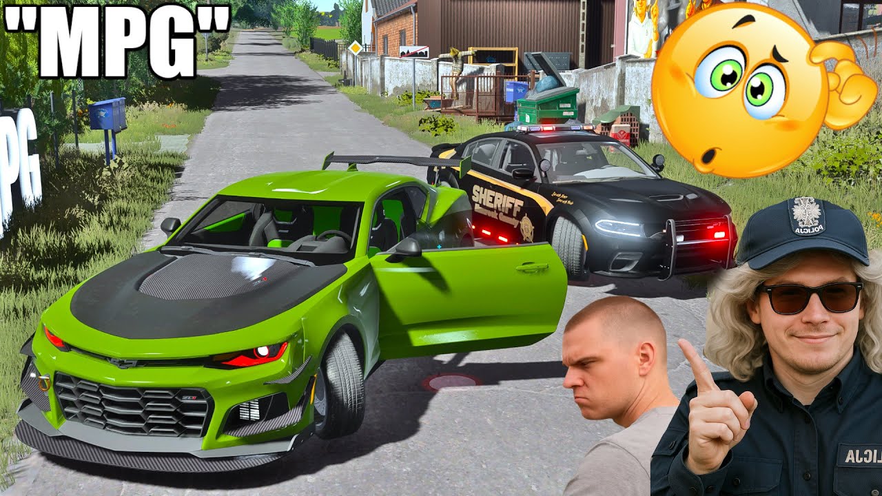 🚓CHARGER vs CAMARO!💥 NAJOSTRZEJSZY POŚCIG⚡🔥 