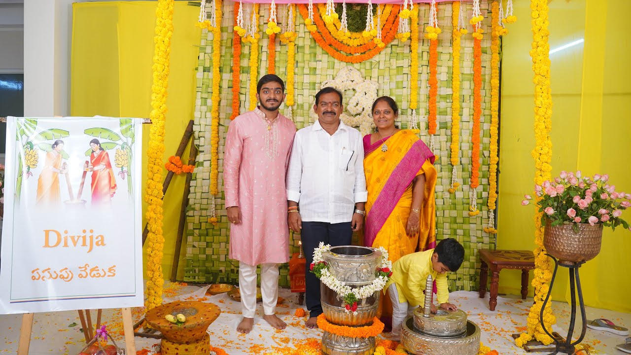 Divija (Bride’s) Pasupu Function 