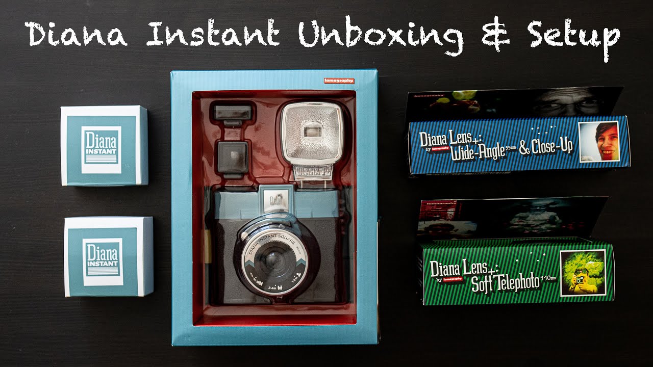 Diana Instant for INSTAX SQUARE - Unboxing and Setup