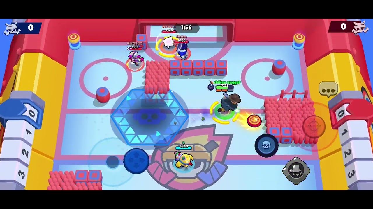 I suggest starters to use Bull to play brawl hockey