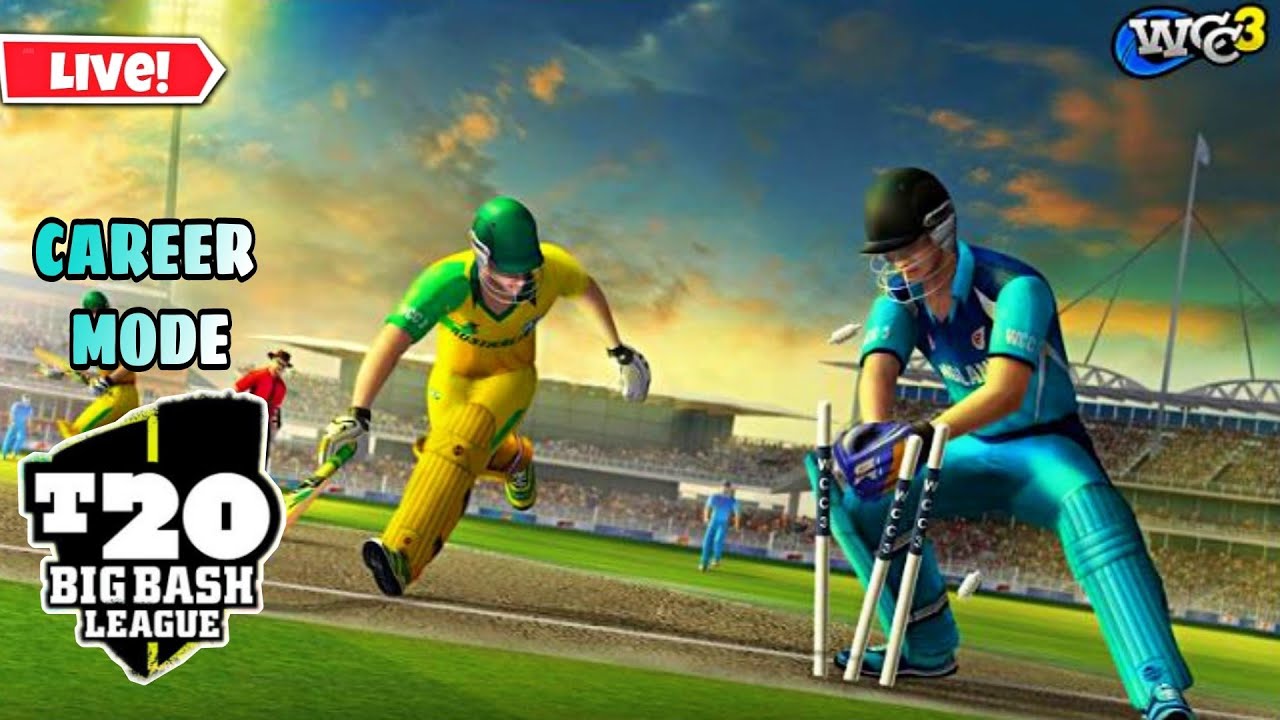 WCC3 Career Mode Live Stream | BBL T20 League.