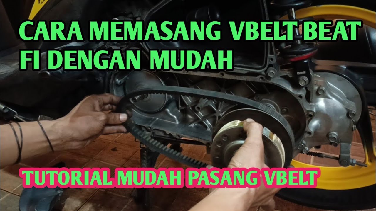Cara memasang vbelt beat fi dengan mudah @imsmotor8564 