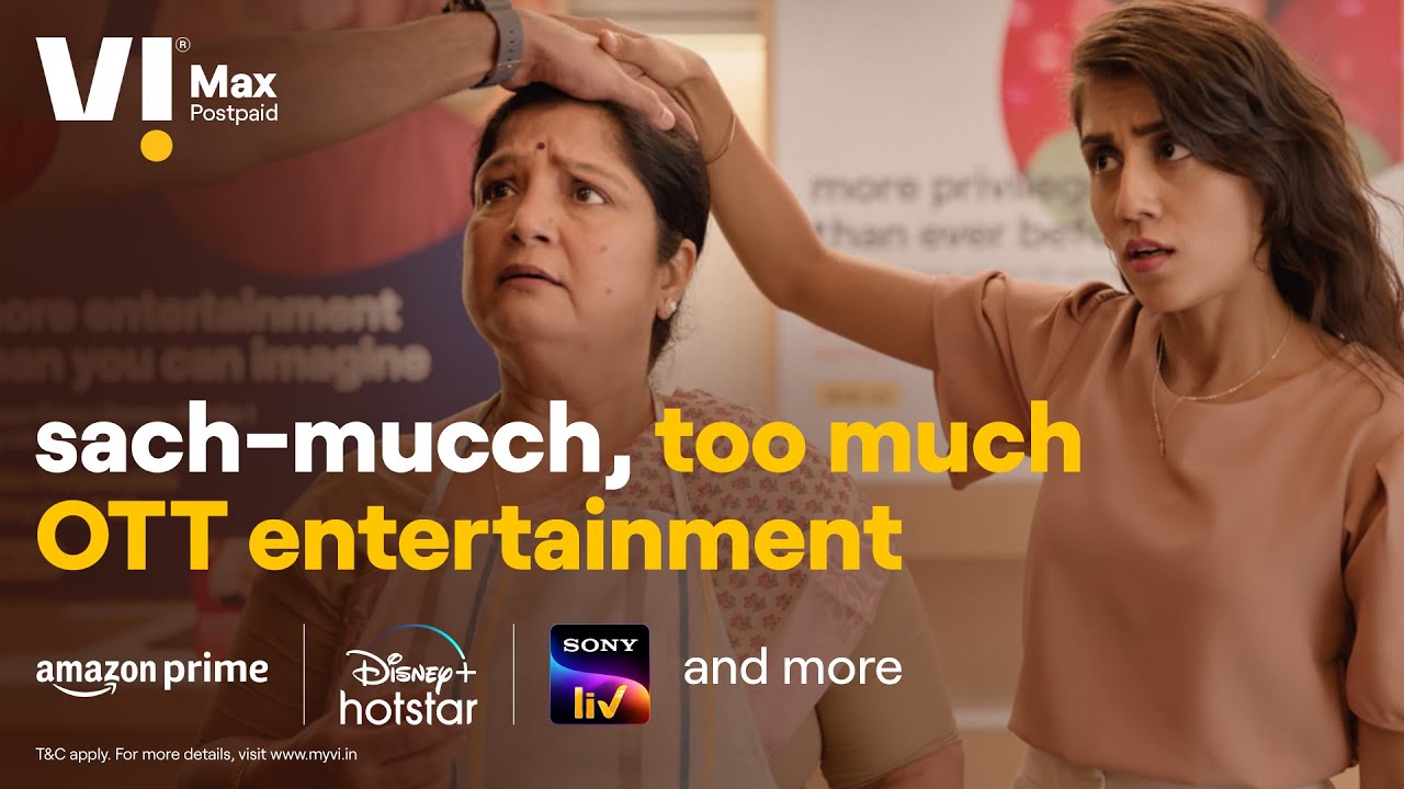 Vi Max Postpaid -Get  Amazon Prime, JioHotstar, SonyLIV & more
