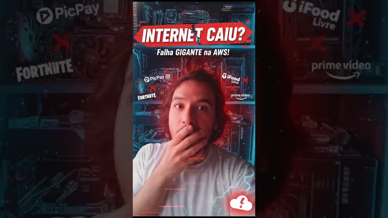 🚨 INTERNET CAIU HOJE? Entenda a FALHA GIGANTE da AWS