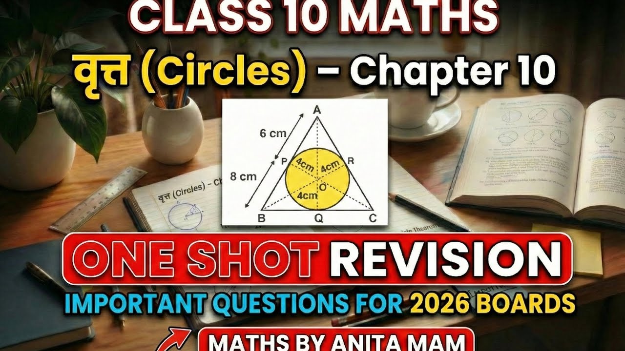 Class 10 th maths l circle (  वृत ) Important questions 🔥 