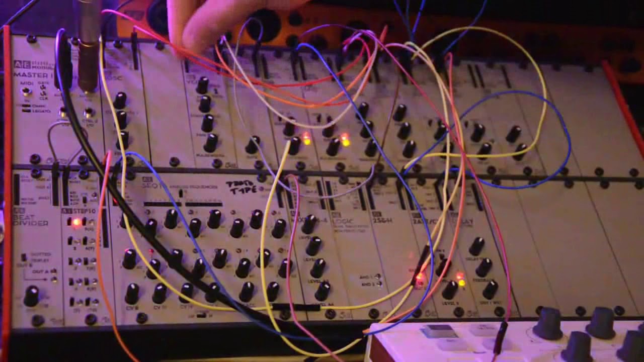 AE modular Demo SEQ16 analog sequencer