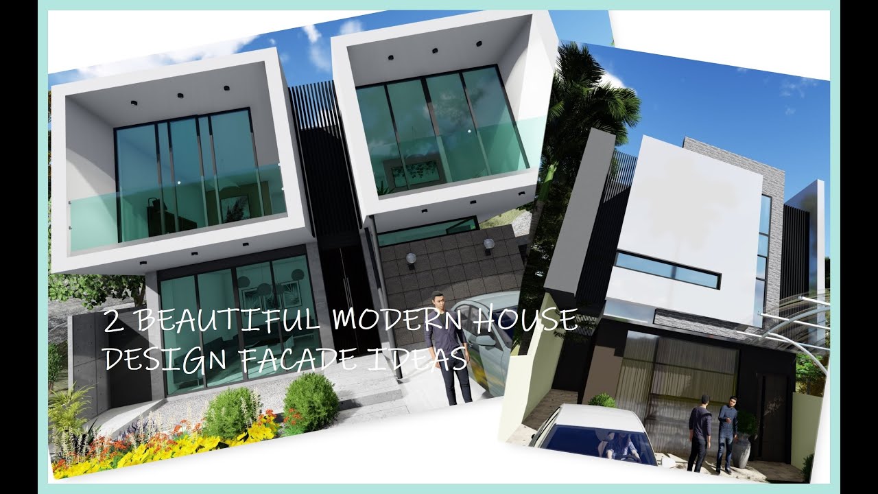2 BEAUTIFUL MODERN HOUSE DESIGN/ FACADE IDEAS