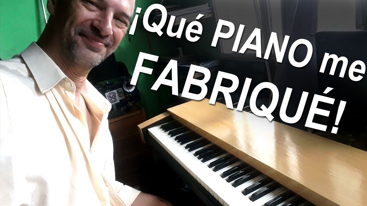¡Mirá el MUEBLE para PIANO que me FABRIQUÉ! ¡ Te Muestro TODO el PROCESO!