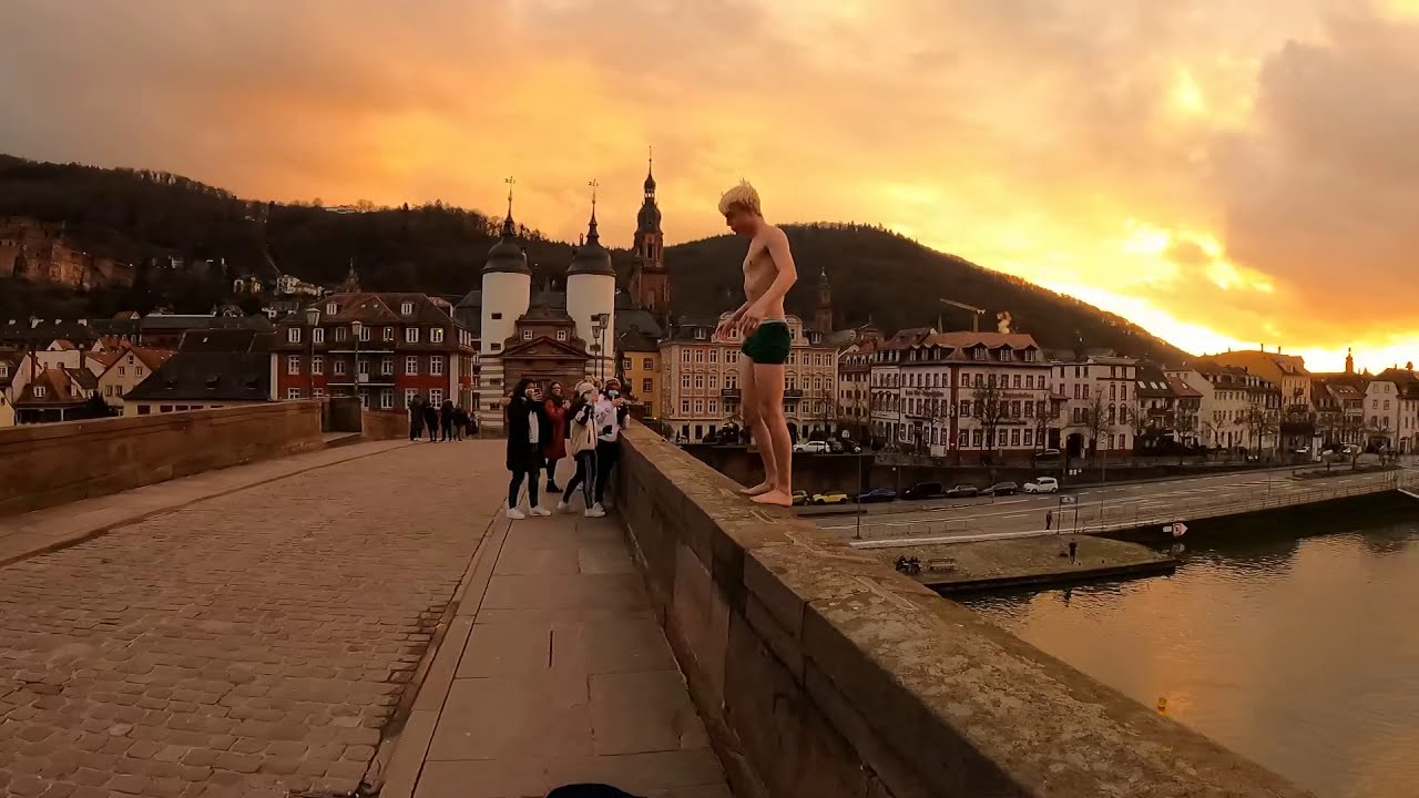 Alte Br&uuml;cke Heidelberg im Winter
