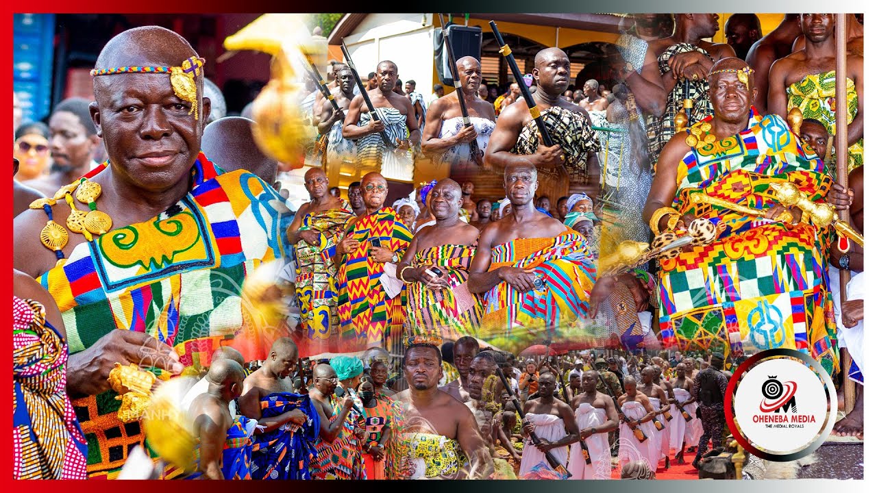 LIVE:Asantehene Arrives In Glamour& Style For The Second Akwasidae Of The Year