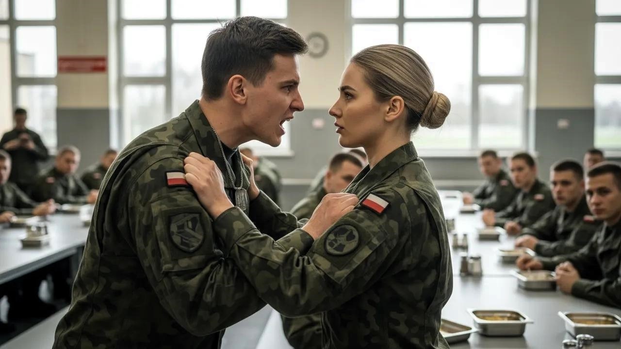 Żołnierz popchnął ją w stołówce, nie wiedząc, że jest operatorką GROM i nie zostawi jej szansy