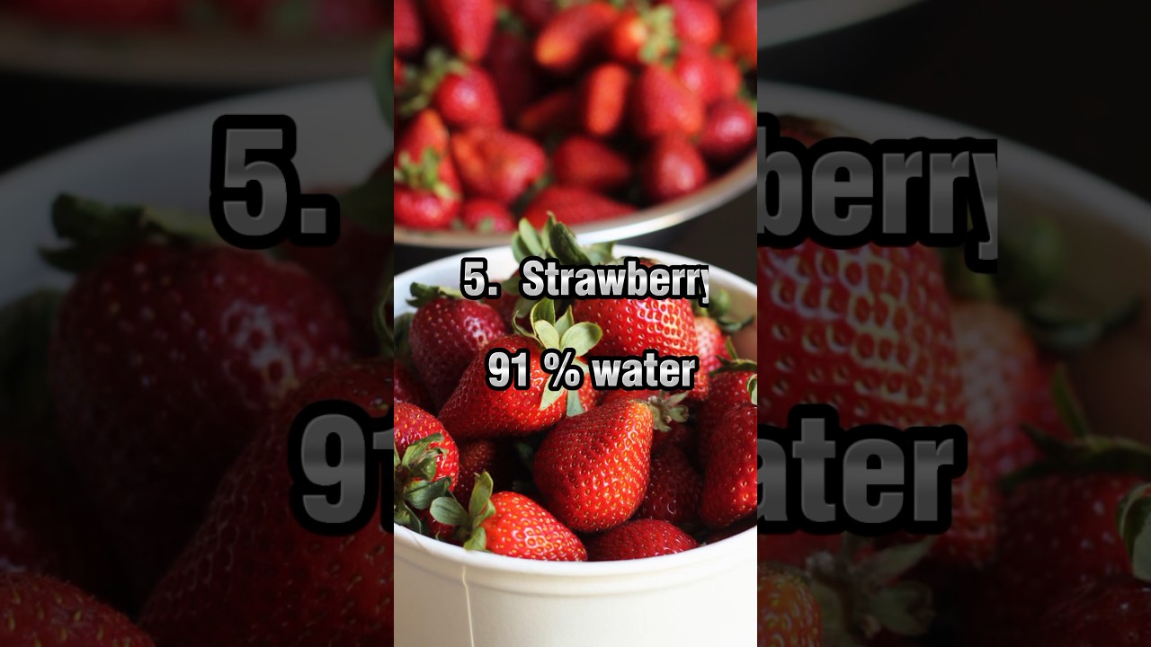 Top 5 Fruits with highest Water  💦 content #shorts #fruits