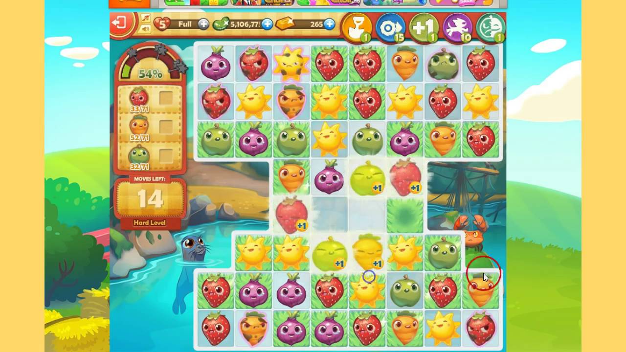 Farm Heroes Saga Level 75 3 Stars NO companions