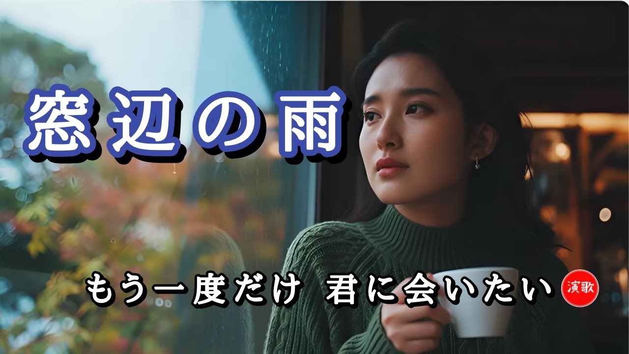 新曲 **窓辺の雨**  君を想う 〜あの日の涙は雨粒か〜  #演歌 #歌謡曲 #懐メロ #名曲 #カラオケ