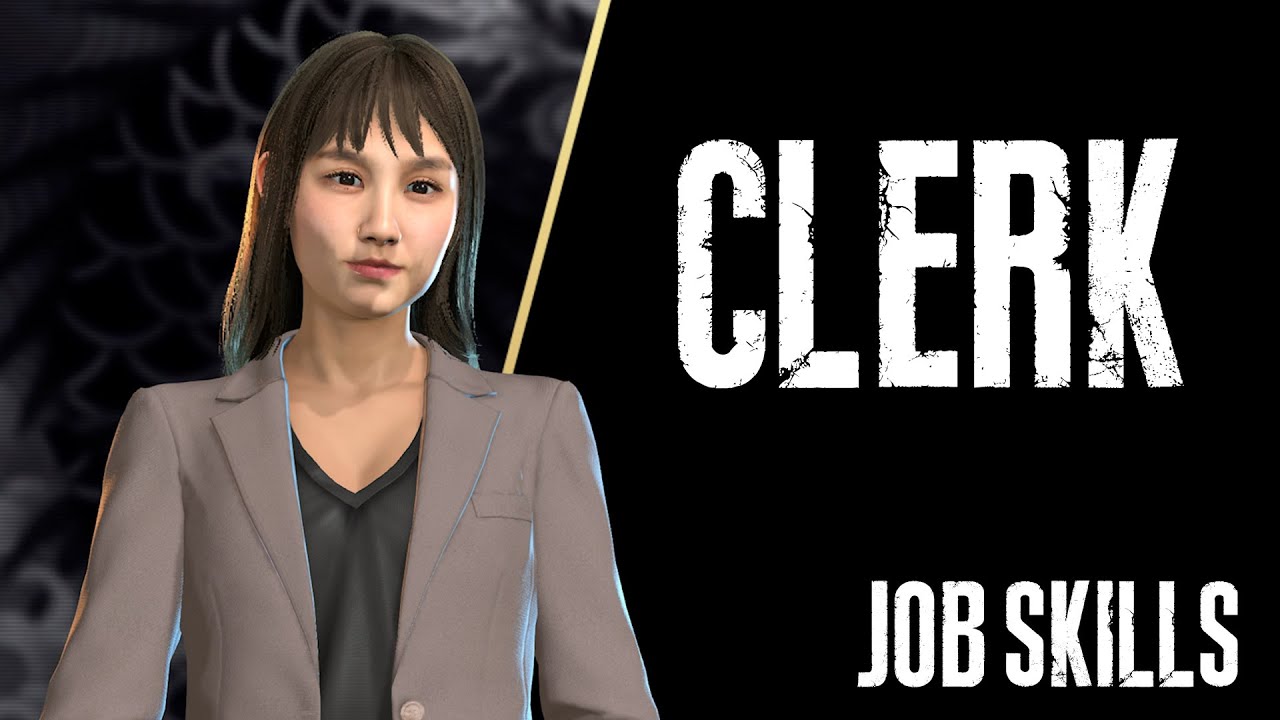 Clerk / Job Skills / Yakuza: Like a Dragon