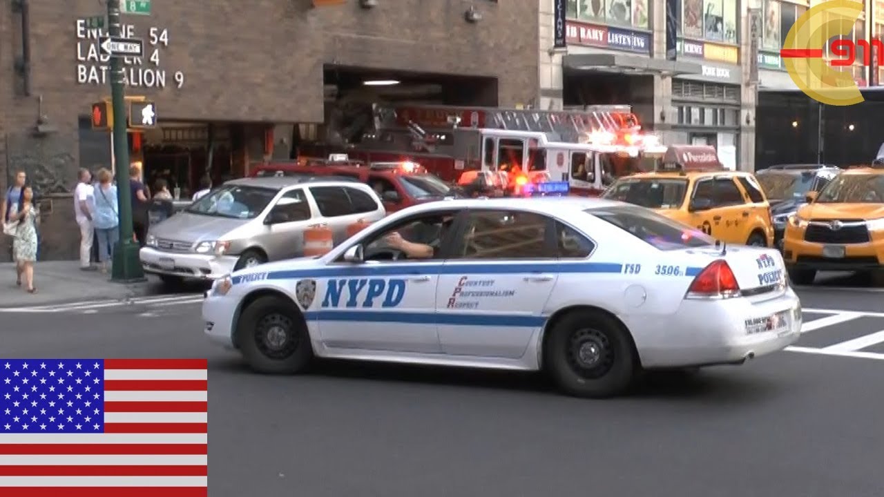 [NEW YORK CITY] MIDTOWN MADNESS | Massive Air Horn usage! Pedestrians blocking FDNY Firehouse!