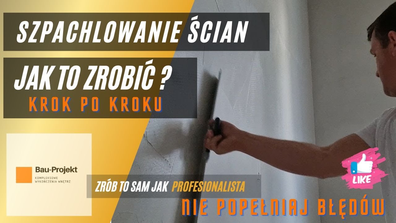 Szpachlowanie ścian