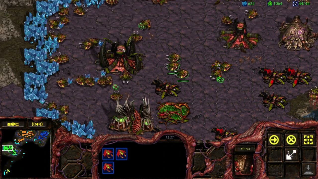 Starcraft Brood War (2021-07-24) - ZERG 3 VS 5 COMPS - Mapa Big Game Hunters