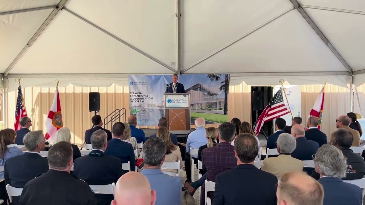 Pensacola International Airport Terminal Expansion and Modernization Groundbreaking Oct. 15, 2025